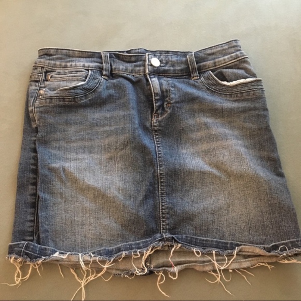 White House Black Market | Jean skirt size 0